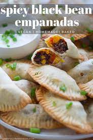 Spicy Black Bean And Corn Empanadas Vegetarian Empanadas Recipe Vegetarian Vegan Recipes Mexican Food Recipes