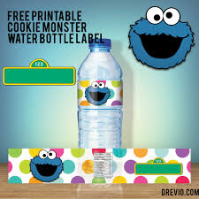 Birthday Boy Free Birthday Nutrition Facts Label Template Free Printable Cookie Monster Water Bottle Label Drevio Printable Water Bottle Labels Water Bottle Labels Template Bottle Label Template