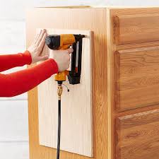 Decide what kind of fitting you prefer in your tall kitchen unit, like adjustable shelves, drawers or other smart storage solutions. Kitchen Cabinet Faux Panels