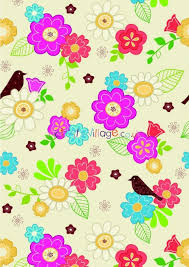 Scrapbook Paper Flowers And Bird Design Looking for a little scrapbook inspiration? scrapbook paper flowers and bird design