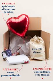 Idées de texte fête des mères. Box Fete Des Meres Ballon T Shirt A Coeur Personnalisable