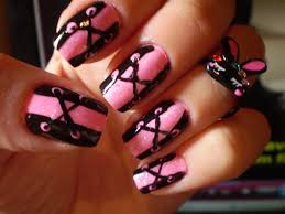 This is a demo for a fullset of pink and white acrylic. Pink And White Acrylic Corset Nail Art