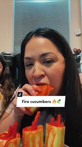 Fireeee cucumbers 🔥🥒👌🏻 sooo good you guys need to try them! #cucumbers  #spicy #spicysnacks #pepinoslocos #dinamitas #chamoy @Doritos