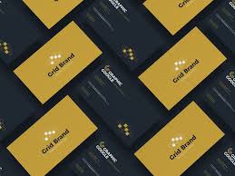 Free Grid Brand Business Card Mockup Graphic Google Tasty Graphic Designs Collectiongraphic Business Card Mock Up Business Card Branding Business Branding