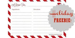 Free Printable Recipe Cards Celebrations At Home Recipe Cards Template Recipe Cards Printable Free Christmas Recipe Cards