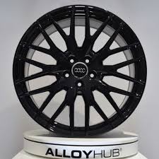GENUINE AUDI TT TTS MK3 8S Y SPOKE 20" GLOSS BLACK ALLOY ...