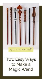 How to make your own wand. Two Easy Ways To Make A Magic Wand The Green Mad House