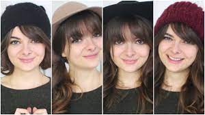 Cute Ways To Wear Bangs Hats Youtube