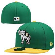 New Era Oakland Athletics Cooperstown Collection 59fifty Fitted Hat Green Gold Oakland Athletics Oakland Fitted Hats