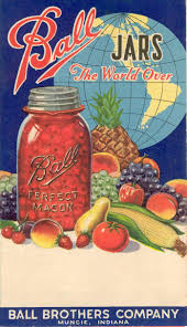 Vintage Ball Jar Poster Jar Muncie Indiana Muncie