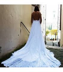 Wie sollst du aus all den wunderschönen brautkleidern, das eine für deine hochzeit finden? Schones Romantisch Ruckenfreies Sexy Hochzeitskleid Grosse 38