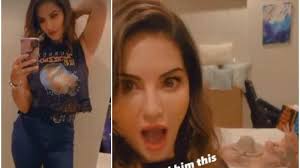 Sunny Leone finds husband Daniel Weber wearing nothing but a hat, shoots  video for world to see