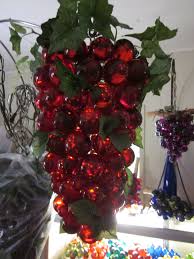 A Beautiful Red Grape Decor Purple Lamp Grape Kitchen Decor
