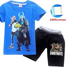 Black And Royal Blue T Shirt Fortnite Battle Royal Blue T Shirt Black Shorts Combo Set Gift Casual T Shirts Pajama Outfits Sweatshirt Pants