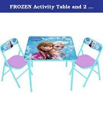 Frozen Activity Table And 2 Chair Set Disney Frozen Bring Home The Magic Of This Popular Film With The Disne Kids Bookcase Kids Toy Boxes Kids Storage Units