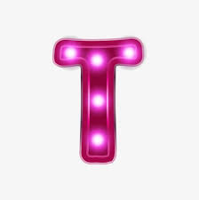 Kokkino Neon Alfabhto T Png Kai Vector Alphabet Neon Lighting Neon