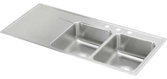 Check spelling or type a new query. In Stock Elkay Lustertone Stainless Steel Equal 2 Bowl Sink With Drainboard Contemporary Kitchen Sinks By Kitchen And Bath Distributor Houzz