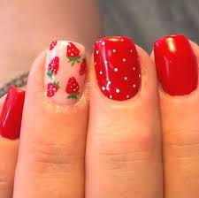 Best 30 Cool Summer Nail Art Designs 2019 Pinmagz Strawberry Nail Art Cherry Nail Art Nail Art Summer