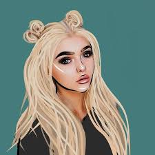 Graphicsdesign Graphictablet Graphicart Graphic Fashionillustration Art Drawing Blonde Blondehair Girlsinanim Kara Kalem Portre Sarisin Kizlar Portre