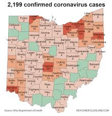 Ohio's interstate highways connect its major cities and facilitate travel between ohio and its neighbors. Mapping Ohio S 2 199 Coronavirus Cases Plus County Details Cleveland Com