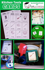 Kitchen Tools Vocabulary Sorting Cards Preschool Cooking Sorting Cards Kitchen Tools