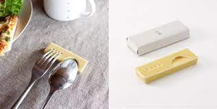 224porcelain 224ポーセリン のフォークやスプーンの先端をかたどったカトラリーレスト スプーンレスト 食器 箸置き