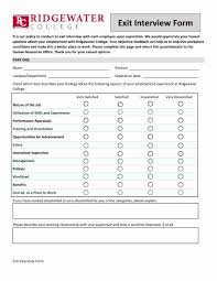 Exit Interview Form Pdf New 4 Exit Interview Forms Free Pdf Format Business Template Word Template Best Places To Work