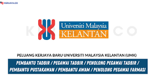 Looking how to get from kelantan to universiti malaysia kelantan? Jawatan Kosong Terkini Universiti Malaysia Kelantan Umk Kekosongan Jawatan Pentadbiran Pengurusan Kerja Kosong Kerajaan Swasta