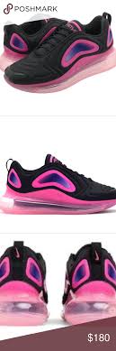 Air Max 720 Black Pink Blast Size M 11 Women 12 5 Nwt In 2020 Black Pink Black Nikes Nike Air Max