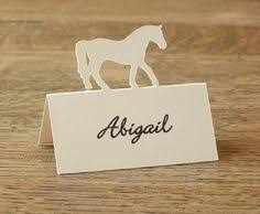 Horse Place Cards Pony Wedding Place Cards Equestrian Etsy Wedding Place Cards Place Cards Table Name Cards