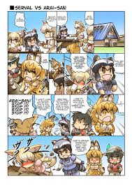 Fennec X Raccoon Kaban X Serval Kemono Friends Kemono Friends Comics Fan Art