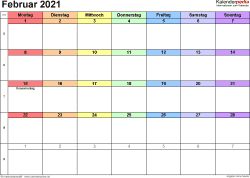 Kalender februar 2021 zum ausdrucken author: Kalender Februar 2021 Als Pdf Vorlagen