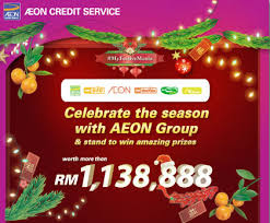 You can also get the latest deals from participating merchants. Aeon Credit Myfestivemania Campaign