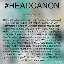 Katie Gardner And Travis Stoll Fanfiction Chapter 12 Percy Jackson Quotes Percy Jackson Head Canon Percy Jackson Books