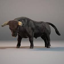 Bull 3d Model Ad Bull Model Bull 3d Model Color Textures