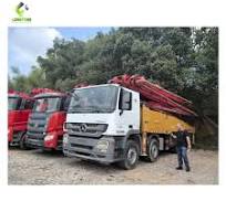 Used Sany 37m Truck Mounted Cement Pump Truck Pump on Isuzu 37 Meter