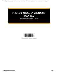 Check spelling or type a new query. Proton Wira 4g15 Service Manual By O888 Issuu
