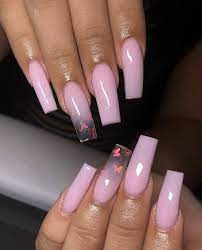 Nails Make Up Girls On Instagram Yay Or Nay Tag Your Friends Follow Me For Daily Nails Posts In 2020 Ambre Nails Long Acrylic Nails Pink Acrylic Nails