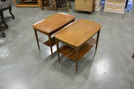 A selection of small tables for the home or workplace. Pair Of Mid Century End Table Deilcraft