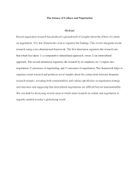 A severance agreement template should include details like how much pay the employee will be entitled to after termination, when benefits will be discontinued, etc. Pdf The Science Of Culture And Negotiation