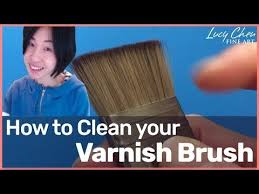 Removing varnish from wood with varnish stripper. How To Clean Varnish Off Paint Brushes Youtube Cleaning Paint Brushes Paint Brushes Varnish