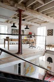 Love The Exposed Beams And Open Concept In This Loft Live Work Space Interieur Maison Maison Architecture D Interieur