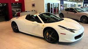 White Ferrari 458 Italia Spider Ferrari 458 Italia Spider White Ferrari White Ferrari 458