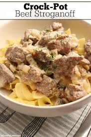 Crock Pot Beef Stroganoff Recipe Recipe Crockpot Recipes Beef Crockpot Beef Beef Stroganoff Crockpot