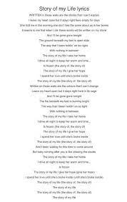 La historia de mi vida llevo su a casa yo conduce toda la noche para guardarla caliente y el tiempo es congelado (la historia de, la historia de) la historia de mi vida que doy su esperanza gasto su amor hasta que. Twitter One Direction Lyrics One Direction Songs Lyrics