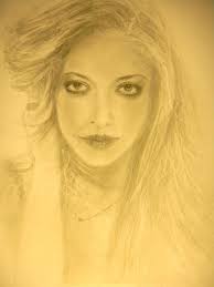 Gloria Steinem portrait in graphite