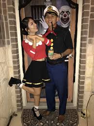 Popeye And Olive Oil Cute Couple Halloween Costumes Halloween Outfits Cute Couples Costumes