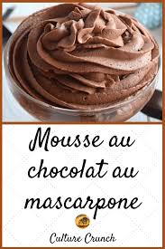 Mousse Au Chocolat Au Mascarpone La Recette Facile Gateaux Et Desserts Recette Recettes De Cuisine