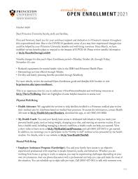 Looking for a marketing position? Open Enrollment Cover Letter 2021 By Princeton University Human Resources Issuu
