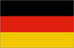 La bandiera della germania è composta da tre bande orizzontali di uguale misura. La Bandiera Della Germania